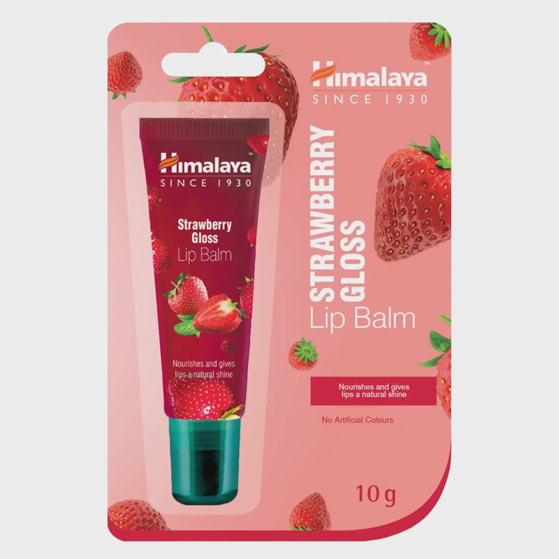 Lūpų balzamas HIMALAYA STRAWBERRY GLOSS, 10 g