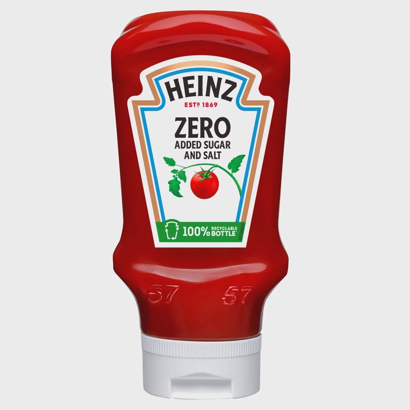 Pomidorų kečupas su saldik. HEINZ ZERO, 425 g