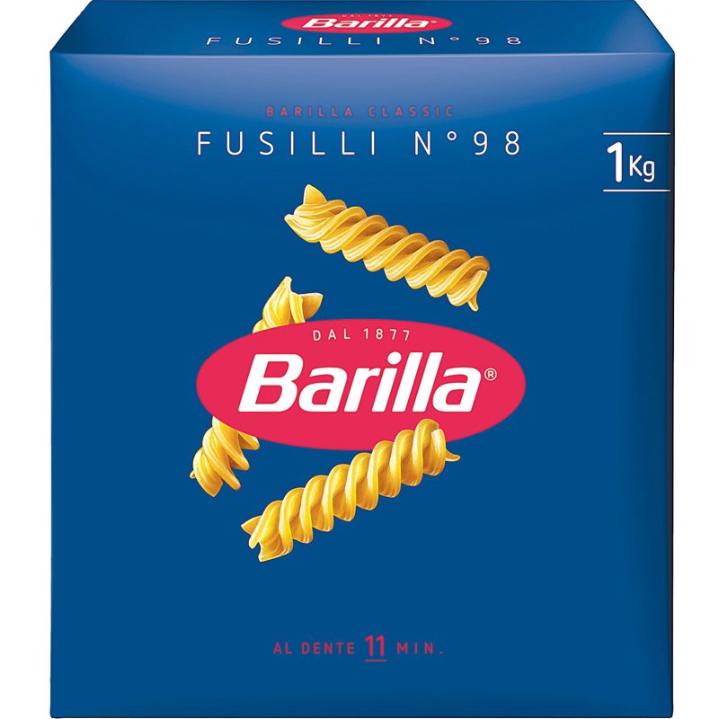 BARILLA FUSILLI TÉSZTA