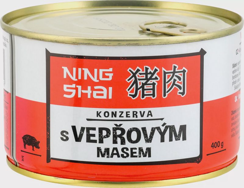 Konzerva s vepřovým masem 400g