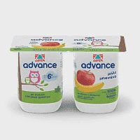 Advance Επιδόρπιο Μήλο Μπανάνα 2x140gr