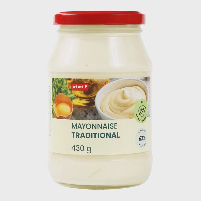 Majonezas TRADICINIS RIMI, 62 % rieb., 430 g