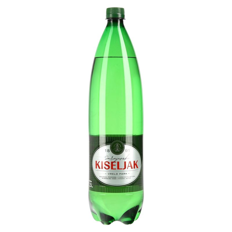 Sarajevski Kiseljak Gazirana prirodna mineralna voda 1,5 l