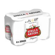 Stella Artois Μπίρα Κουτί 6x330ml