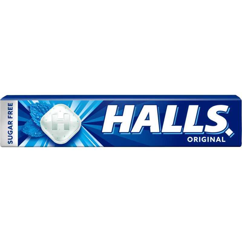 Halls Καρπούζι Καραμέλες Μασούρι Χωρίς Ζάχαρη 32gr