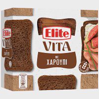 Elite Φρυγανιές Με Χαρούπι 250gr