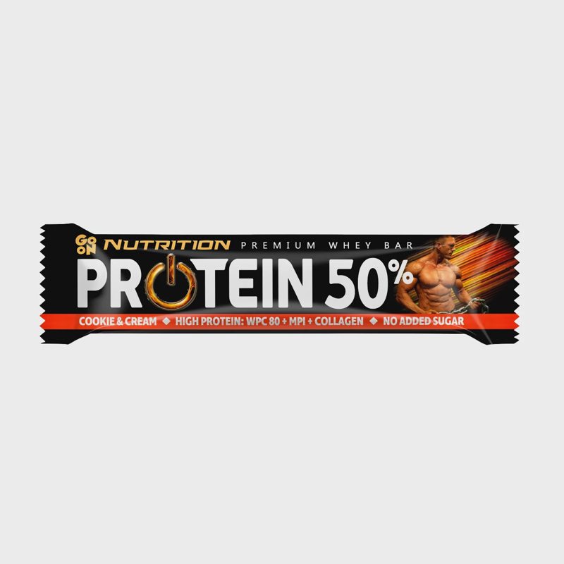 Batonėlis su sald. GO ON COOKIE & CREAM, 40 g