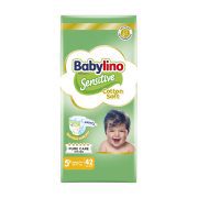 Babylino Sensitive Πάνες Junior 42τεμ Nο5+ (12-17Kg)