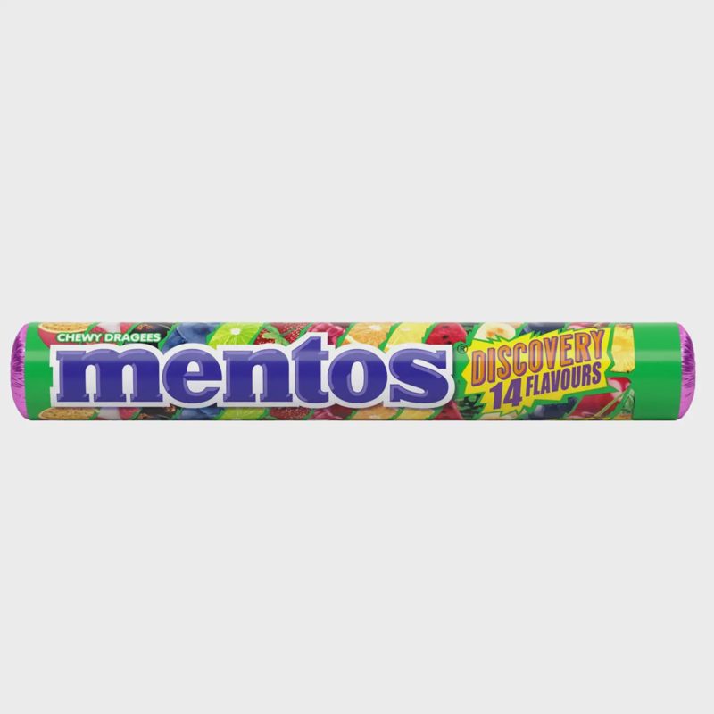 Kramtom. saldainiai MENTOS DISCOVERY, 37,5 g