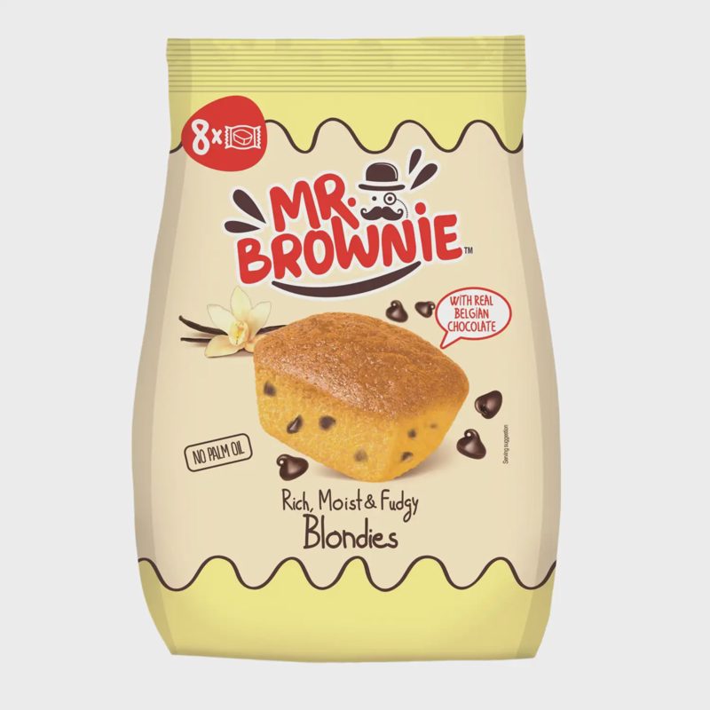 Van. keksiuk. su belg. šok. MR BROWNIE, 200 g