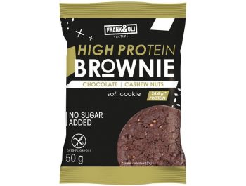 Frank&Oli Active Protein Brownie s čokoladom i indijskim oraščićima 50 g