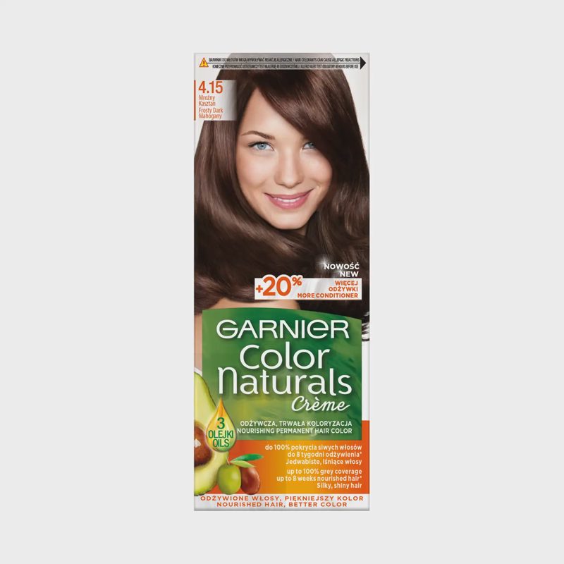 Plaukų dažai GARNIER COLOR NATURALS,4.15