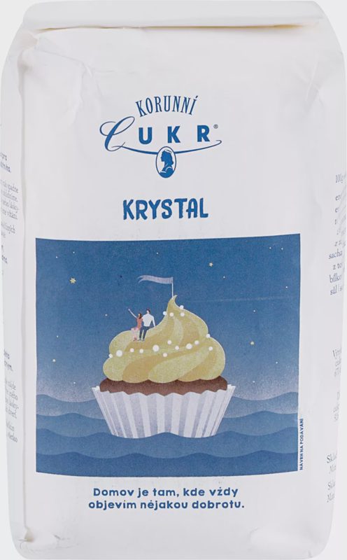 Korunní Cukr Krystal 1000g
