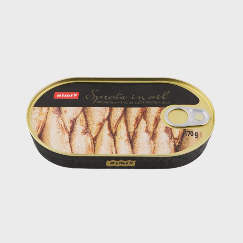 Šprotai aliejuje RIMI, 170 g
