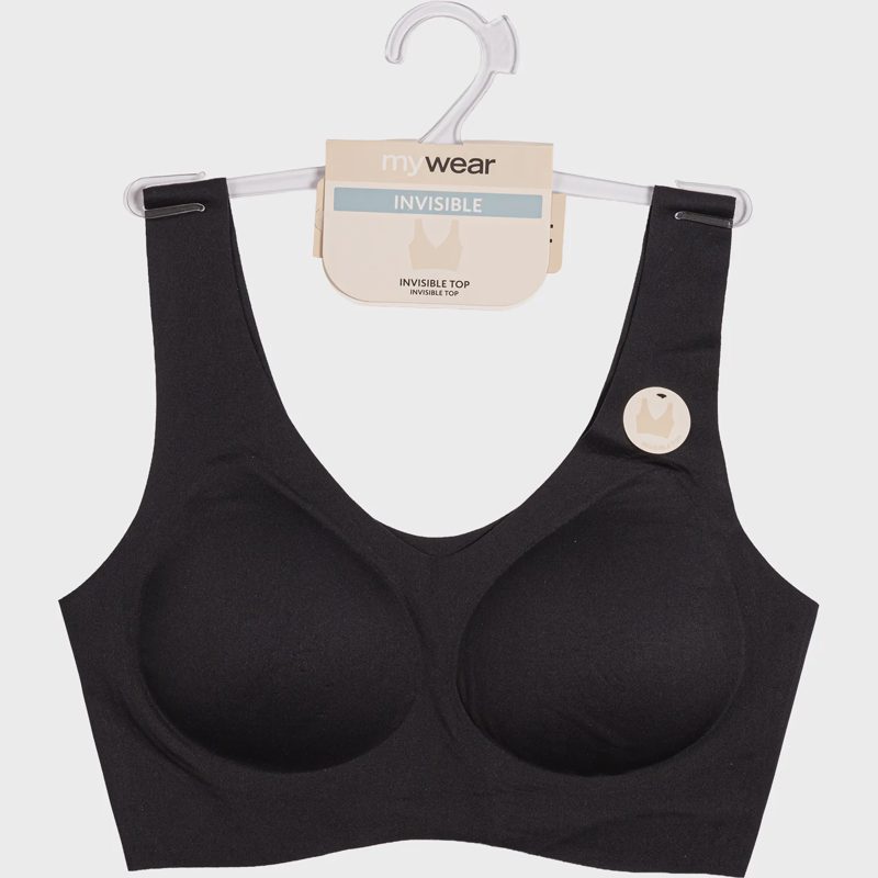 Besiūlė liemenėlė MYWEAR, M, juoda
