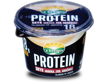 Vindija 'z bregov Protein Skyr islandski tip jogurta jabuka, grožđice i zob 200 g