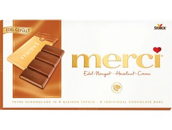 ČOKOLADA MERCI NOUGAT 112 g