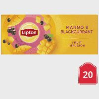 Lipton Τσάι Μάνγκο & Φραγκοστάφυλλο 20 Φακελάκια 1.6gr