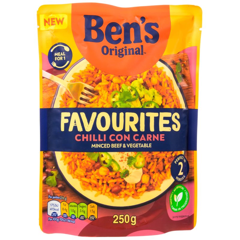 Ben's Favourites Chilli Con Carne 250gr