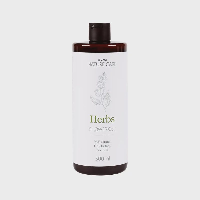 Dušo želė ALMEDA NATURE CARE HERBS, 500 ml