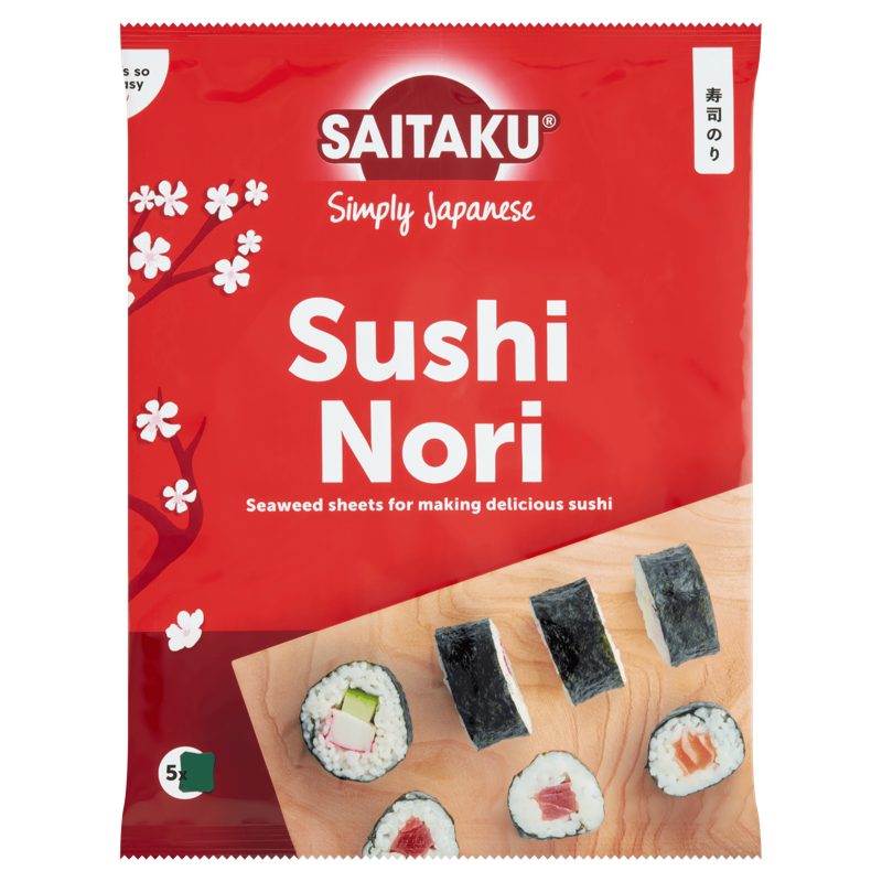 Saitaku Sushi Nori 5 Fogli 14 g