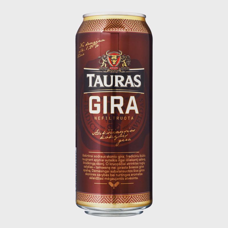 Nefiltruota gira TAURAS, 500ml