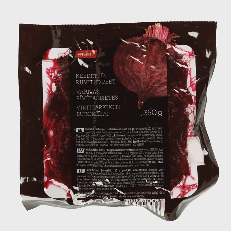 Virti tarkuoti burokėliai RIMI, 350g