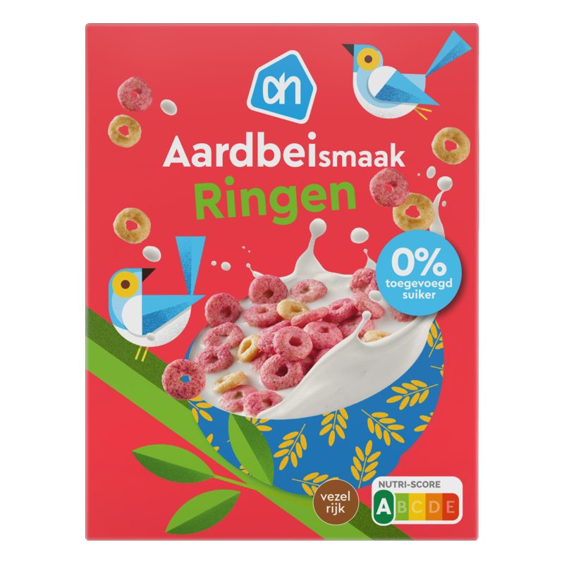 AH Aardbeismaak ringen