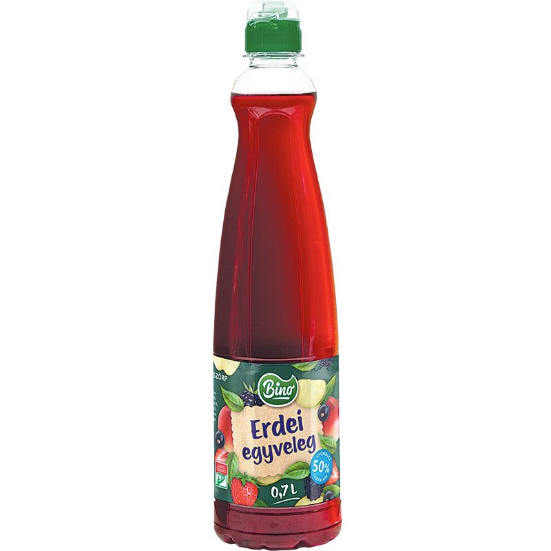 BINO ERDEI GYÜMÖLCS ÍZŰ SZÖRP + 50 FT BETÉTDÍJ