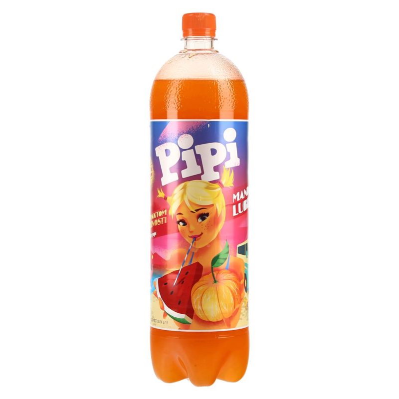 Pipi Gazirano piće Mandarina Lubenica 1,5 L