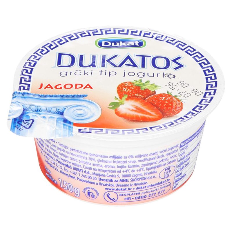 JOGURT JAGODA DUKATOS 150 g