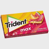 Trident Max Τσίχλα Ροδάκινο & Καρπούζι 27gr
