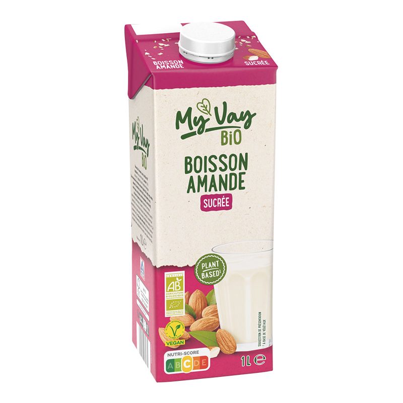 BOISSON VÉGÉTALE À L'AMANDE BIO