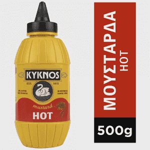 Kyknos Μουστάρδα Hot Πλαστική Φιάλη 500gr