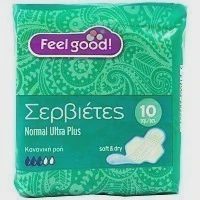 Feel Good! Σερβιέτες Ultra Plus Normal 10 τεμ