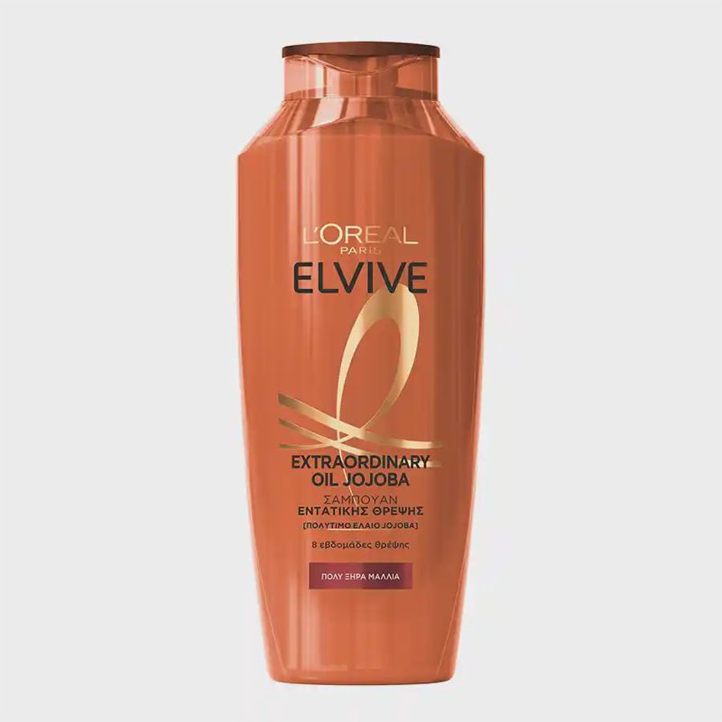 L'oreal Elvive Extraordinary Oil Jojoba Σαμπουάν Για Πολύ Ξηρά Μαλλιά 700ml.