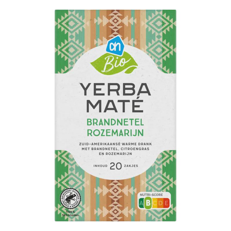 AH Biologisch Yerba mate brandnetel rozemarijn