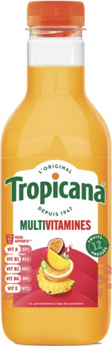 100 % pur jus de fruits "Tropicana" multi vitamines