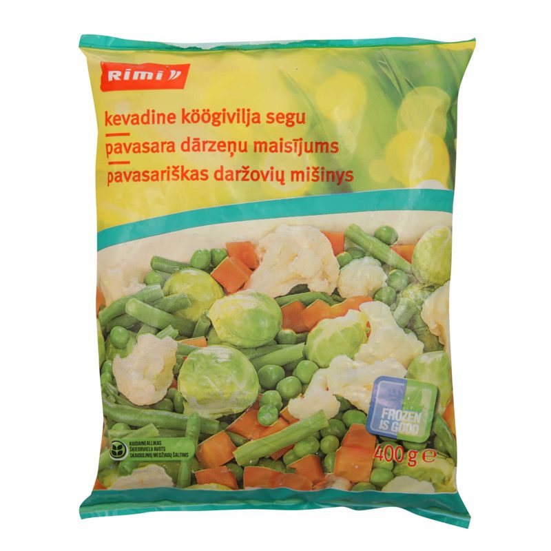 Šald. pavasariškas darž. mišinys RIMI, 400 g