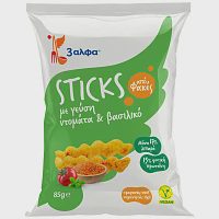 3 Άλφα Sticks Ντομάτα & Βασιλικός 85gr