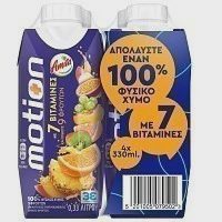 Amita Φυσικός Χυμός Motion 330ml 4τεμ