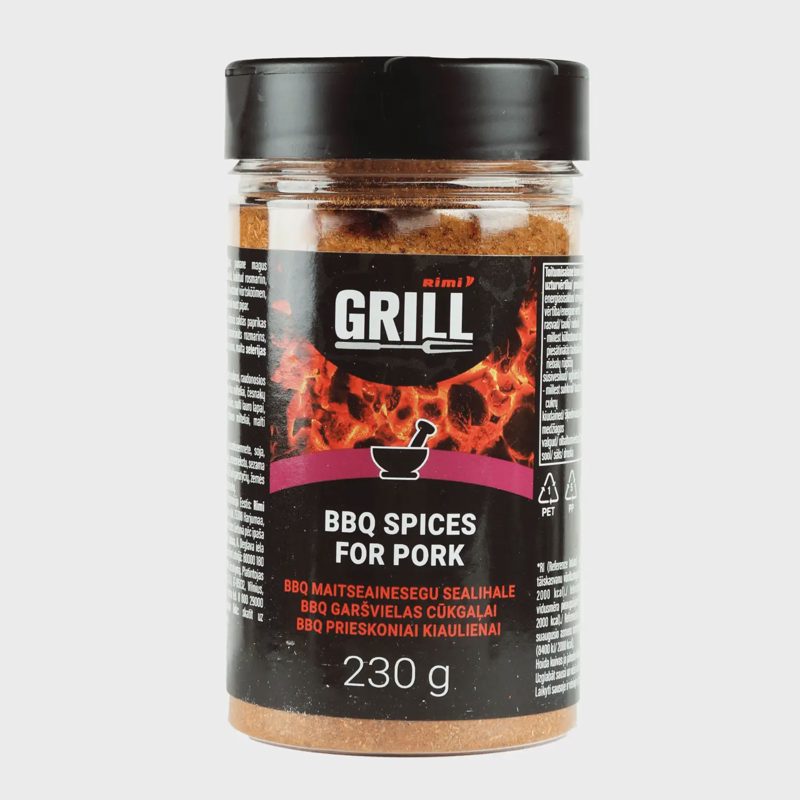 BBQ prieskoniai kiaulienai RIMI, 230 g