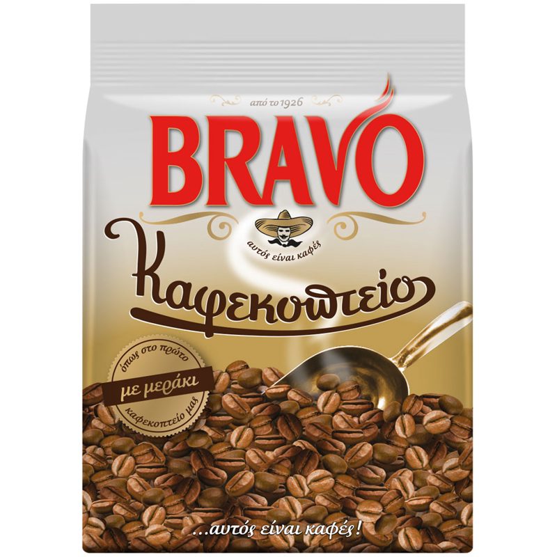 Bravo Ελληνικός Καφές Καφεκοπτείο 157gr