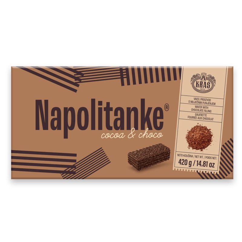 Kraš Napolitanke Cocoa & Choco 420 g