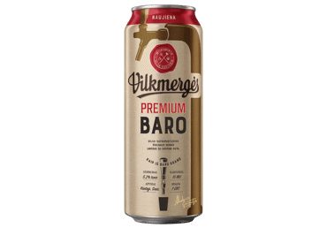 Alus VILKMERGĖS PREMIUM BARO, 5,2 %, 0,568 l