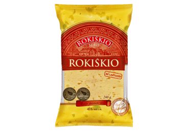 ROKIŠKIO sūris, 45 %, 240g