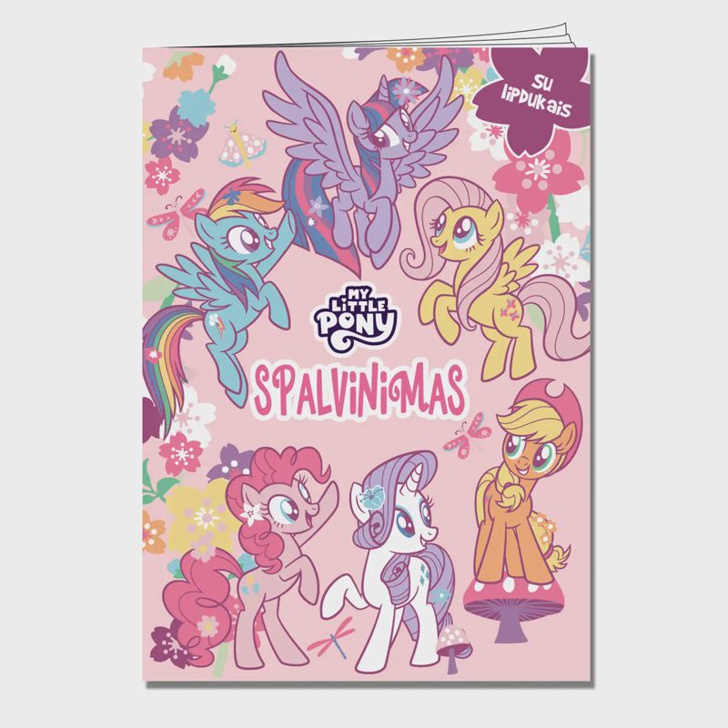 Spalv. kn. MY LITTLE PONY. SU LIPDUKAIS