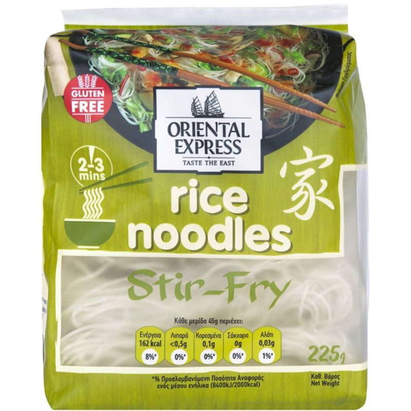 Oriental Express Noodles Ρυζιού Χωρίς Γλουτένη 225gr