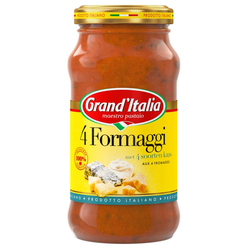 Grand' Italia 4 formaggi met 4 soorten kaas
