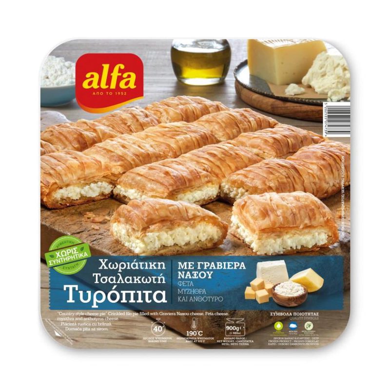 Alfa Χωριάτικη Πρασόπιτα Κατεψυγμένη 900gr